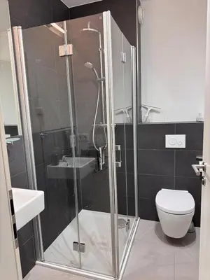 Ein Badezimmer in der Unterkunft Apartment in the heart of Dresden