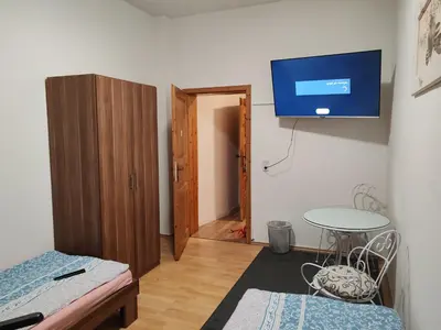 Ein Bett oder Betten in einem Zimmer der Unterkunft Elbe Quartier Meissen TOP MONTEURUNTERKÜNFTE Wohnung 12