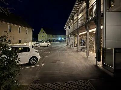 Das Gebäude in dem sich die Ferienwohnung befindet
