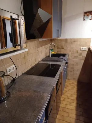 Küche/Küchenzeile in der Unterkunft Stadtvilla Nichterlein