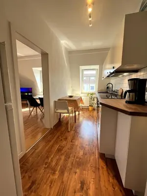 Küche/Küchenzeile in der Unterkunft HomeCompany Dresden 26193