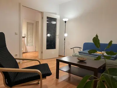 Ein Sitzbereich in der Unterkunft HomeCompany Dresden 26193