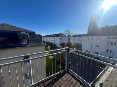 Ein Balkon oder eine Terrasse in der Unterkunft HomeCompany Dresden 26193
