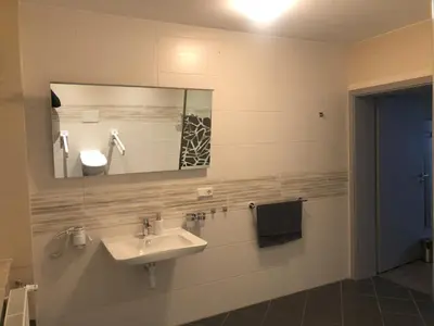 Ein Badezimmer in der Unterkunft Pension Resort Dreistern