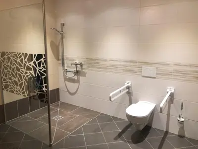 Ein Badezimmer in der Unterkunft Pension Resort Dreistern