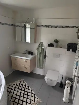 Ein Badezimmer in der Unterkunft Ferienhaus Frida