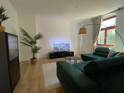 TV/Unterhaltungsangebot in der Unterkunft Fernblick - Ferienwohnung mit Bastei-Aussicht