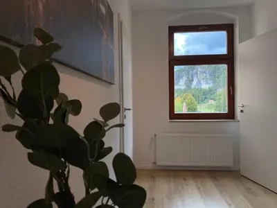 Grundriss der Unterkunft Fernblick - Ferienwohnung mit Bastei-Aussicht