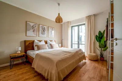Ein Bett oder Betten in einem Zimmer der Unterkunft Luma-Living Apartments