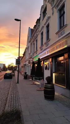 Blick auf den Sonnenuntergang/Sonnenaufgang von der Ferienwohnung aus oder aus der Nähe