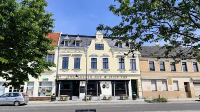 Das Gebäude in dem sich die Ferienwohnung befindet