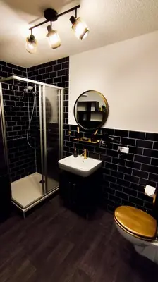 Ein Badezimmer in der Unterkunft Golden Hop Apartments