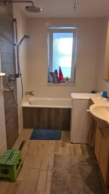 Ein Badezimmer in der Unterkunft Pension Kaden
