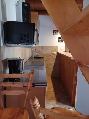 Küche/Küchenzeile in der Unterkunft Stadtvilla Nichterlein - Ferienwohnung Nr 12