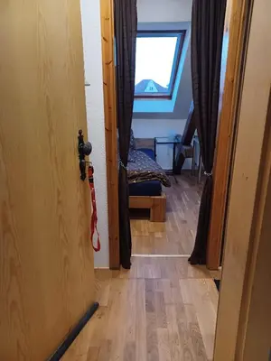 Ein Bett oder Betten in einem Zimmer der Unterkunft Stadtvilla Nichterlein - Ferienwohnung Nr 3