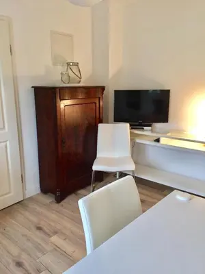 TV/Unterhaltungsangebot in der Unterkunft Kleines Ferienappartement 3 im Schmöllerhäuschen