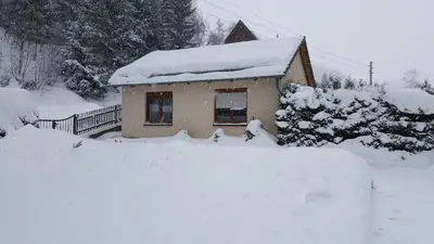 Ferienhaus Dönschten im Winter