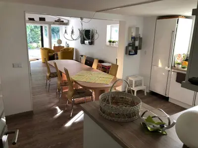 Ein Sitzbereich in der Unterkunft Charming Family Retreat in Hoyerswerda, Germany