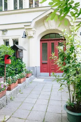 Ein Garten an der Unterkunft stay-a-while Apartment I Etta - Hans I WLAN, kostenloser Parkplatz, Waschmaschine