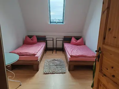 Ein Bett oder Betten in einem Zimmer der Unterkunft Elbe Quartier Meißen Wohnung 13