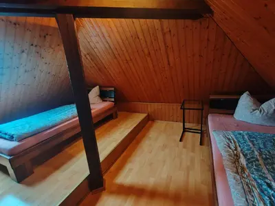 Ein Bett oder Betten in einem Zimmer der Unterkunft Elbe Quartier Meißen Wohnung 13
