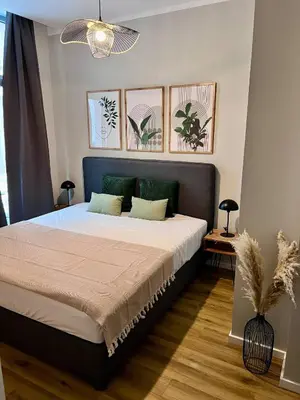 Ein Bett oder Betten in einem Zimmer der Unterkunft Dresden Frauenkirche 8 Personen