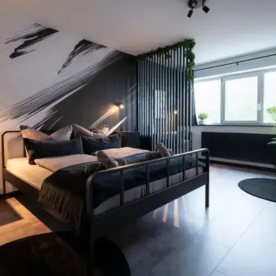 Black & White Apartment - Balkon