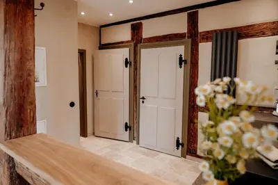 Grundriss der Unterkunft Urlaubsfreude Biedermann Haus Blumenglück - Gänseblümchen