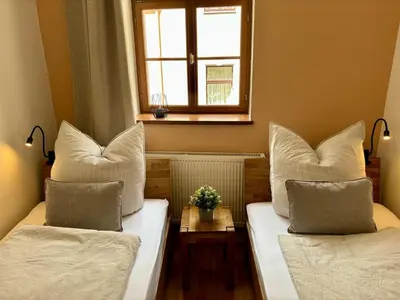 Ein Sitzbereich in der Unterkunft Gassentraum NEU mit Balkon