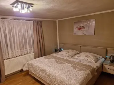 Ein Bett oder Betten in einem Zimmer der Unterkunft Ferienwohnung Helma Richter