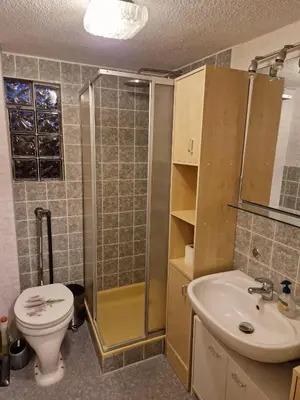 Ein Badezimmer in der Unterkunft Ferienwohnung Helma Richter