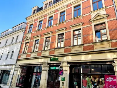Das Gebäude in dem sich die Ferienwohnung befindet