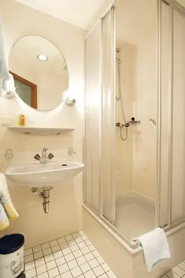 Ein Badezimmer in der Unterkunft Hotel Deutsches Haus