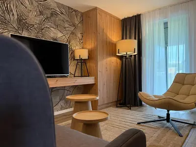 TV/Unterhaltungsangebot in der Unterkunft Ferienhaus #4 Gamrig