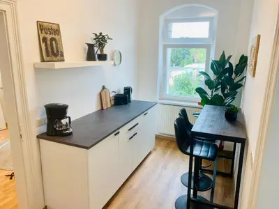 Küche/Küchenzeile in der Unterkunft Large apartment in Pieschen