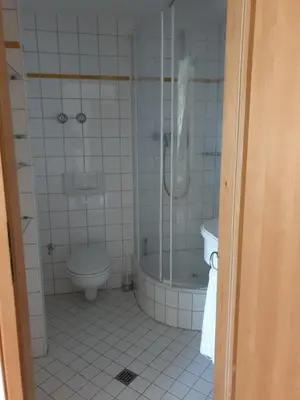 Ein Badezimmer in der Unterkunft Schloss Friedrichstal Arabi-Ka