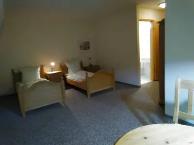 Ein Sitzbereich in der Unterkunft Schloss Friedrichstal Arabi-Ka