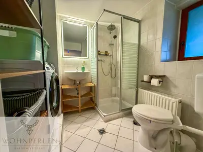 Ein Badezimmer in der Unterkunft Wohnperle Bauernhaus Meusegast
