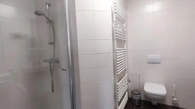 Ein Badezimmer in der Unterkunft MuNo-Apartment