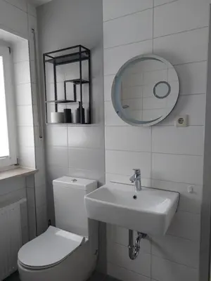 Ein Badezimmer in der Unterkunft Einsiedel Gartenblick