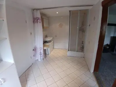 Ein Badezimmer in der Unterkunft Ferienwohnungen Sommerfrische Lindenhaus