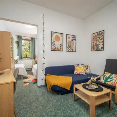Zentrales Studio - mit Sofa & 2 Einzelbetten