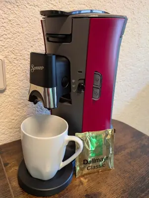 Kaffee-/Teezubehör in der Unterkunft Komfortzimmer Waldheim