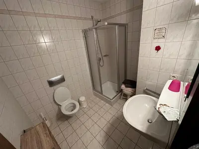 Ein Badezimmer in der Unterkunft Hotel Almenrausch