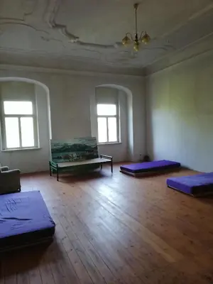 Ein Sitzbereich in der Unterkunft Schloss Ruhethal