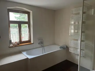Ein Badezimmer in der Unterkunft Energietanken Landidylle