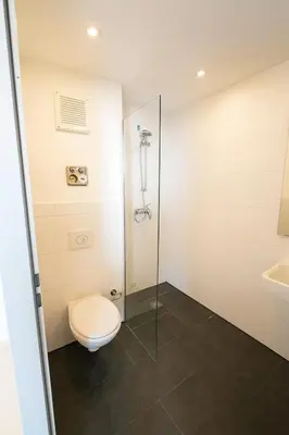 Ein Badezimmer in der Unterkunft Studio in Dresden Neustadt