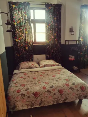 Ein Bett oder Betten in einem Zimmer der Unterkunft Bergmanns Lieblingsplatz
