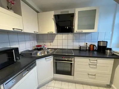 Küche/Küchenzeile in der Unterkunft Avenue Apartment - Klarastraße