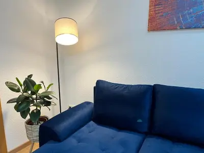 Ein Sitzbereich in der Unterkunft Grill and Chill Terrasse, Dresden und Sächsische Schweiz erleben
